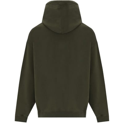 Dsquared2 losse pasvorm Santa Dan logo groene hoodie