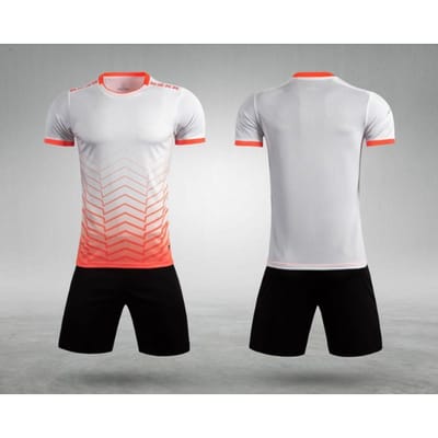 Collection d'Uniforme de Football Maillots de Football à Manches Courtes Hommes et Femmes Uniformes d'Entraînement et de Compétition Étudiants pour Enfants 4XL