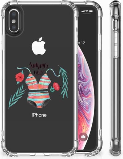 Apple iPhone X | Xs Stevig Bumper Hoesje Boho Summer