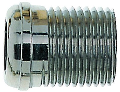 HEIMEIER Schroefnippel R 3/8 normale lengte, schroefdraad doorlopend, vern., 2202-01.010