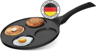 Pannenkoekenpan Ø 26 cm met Antiaanbaklaag - Perfect voor Spiegeleieren en Poffertjes