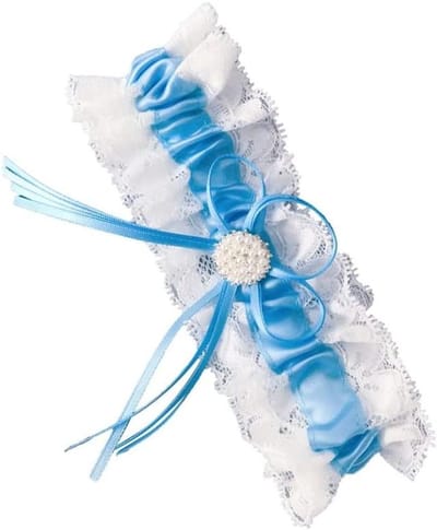 Bruidskousenband - Beenband Dames - Bruiloft Accessoire - Romantisch Kant Design - 40-60 cm Beenomtrek - Wit