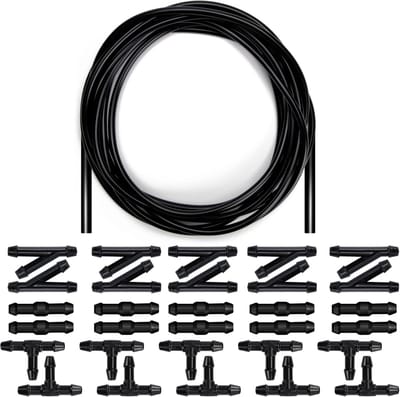 Universele Ruitensproeier Slang 5m met 30 Slangverbinders - Hoogwaardige Reparatieset voor Auto
