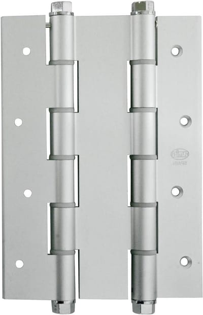 Dubbelwerkend Scharnier - Deurdranger Scharnier - Automatisch Sluiten - Elektrisch Verstelbaar - 180 x 133 x 4 mm - Zilver