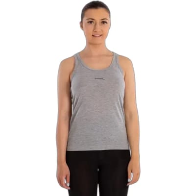 Softee Motivatie mouwloos T-shirt voor dames Gris Claro - XS