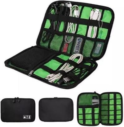 Handige Kabeltas- Kabel Organizer Tas -  Reis Kabel Organizer - Travel Bag - Tasorganizer voor kabels en opladers