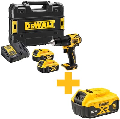DeWalt 18V XR Serie - Schroefmachine - Krachtig - Compact - Ergonomisch