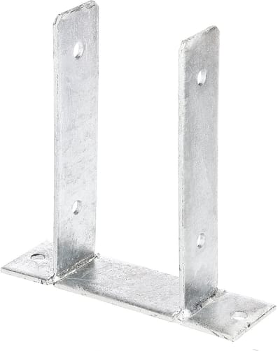 Alberts 212810 U-paalhouder | om op te schroeven | thermisch verzinkt | vrije breedte 101 mm