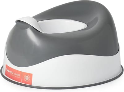 Basix Potty Training Stoel - Uitneembare Binnenbak - Spatbescherming - Grijs
