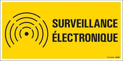 Pickup bord panneau 30x15 cm - Surveillance electronique