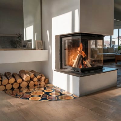 Coloray Vloerplaat Houtkachel - Onderplaat Kachel - 100 cm x 100 cm - Houtkachel Vloerplaat - Bruin Vloerplaat Kachel - Onderplaat - Vloerplaat voor Houtkachel - Vloerplaat Open Haard - Onderplaat Voor Houtkachel