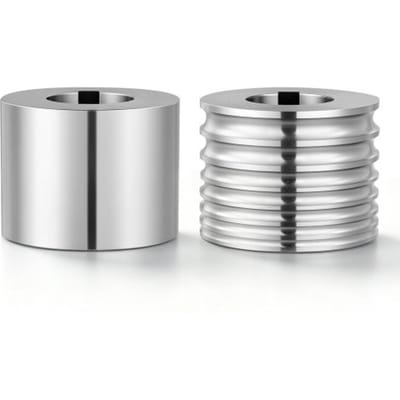 VEVOR reserveonderdelen voor sieradenwalserij: 1 halfronde, 1 platte wals, 7 groefmaten, accessoires voor doe-het-zelf sieradengereedschap, hoogwaardig gelegeerd staal, voor het persen van kneedbare metalen zoals goud, zilver en koper.