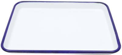 Dailygoods- Bakplaat Geëmailleerd - Ovenschaal Rechthoekig - Taartvorm - Lasagne-Bakplaat - Solide Dienblad - Afmetingen 26 x 18 x 2,5 cm