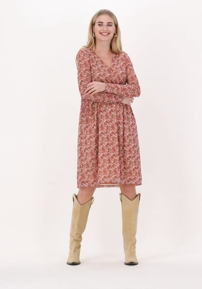 NA-KD Recycled Wrap Mesh Dress Jurken Dames - Rok - Jurk - Roze - Maat 34