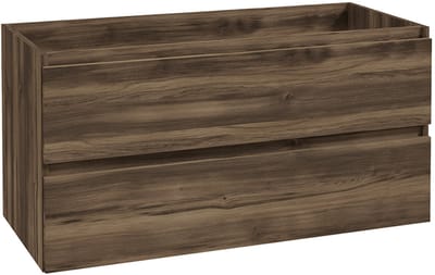 Alvara onderkast 100 cm donker eiken – badkamermeubel met soft-close lades