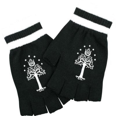 The Lord Of The Rings Gondor Dames Vingerloze handschoenen - zwart - Standard