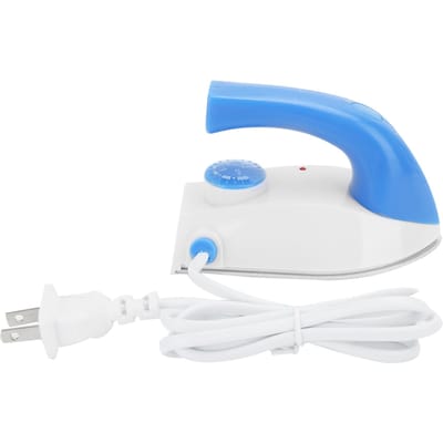 Mini Elektrisch Strijkijzer met Temperatuurregeling Kleding Strijk Machine voor Thuis Reizen CN white