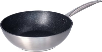 Aluminium wok/wokpan Rila met anti-aanbak laag 29 cm - Wokpannen - Koken - Wokken
