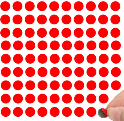 Dailygoods - 100 Stuks Dubbelzijdige Kleefpads voor Elektronische Parkeerschijven