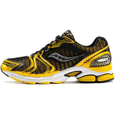 Saucony ProGrid Triumph 4 Lemon Chrome Heren Sneakers Geel S70704-1 41 black
