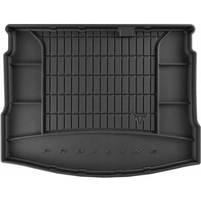 Premium Rubberen Kofferbakmat met Organizer Functie - Geschikt voor NISSAN Qashqai I (2007-2013) - 5-persoons uitvoering - TPE - Geurloos - Zwart