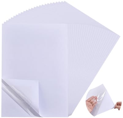 18 Vel A4 Dubbelzijdige Zelfklevende Bladen voor Cadeauverpakking, Knutselen en Handgemaakte Kaarten
