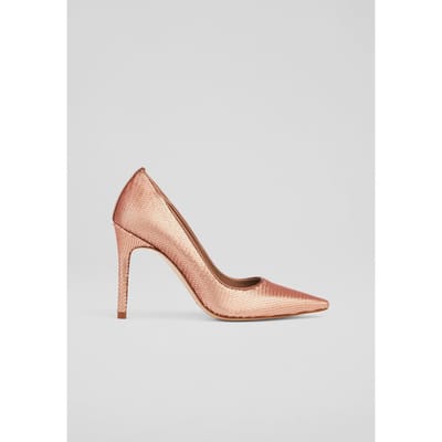 LK Bennett Fern New Closed Courts Rose Gold Size: 35 | Pumps Outlet | Dames | Roze