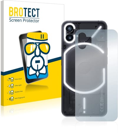 Screenprotector voor Nothing Phone (1) (Achterkant) Beschermglas transparant