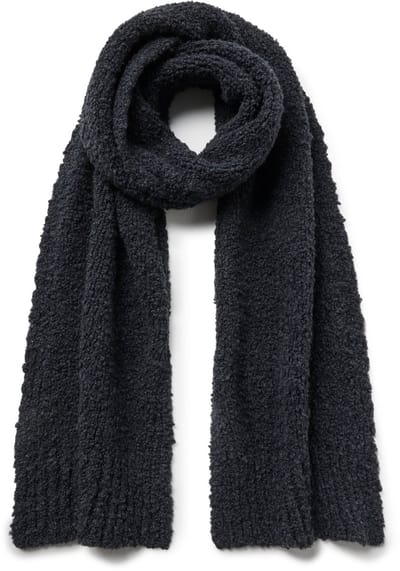 FALKE Selection Bouclé sneldrogend warm wol wintersjaal unisex grijs - maat ONESIZE