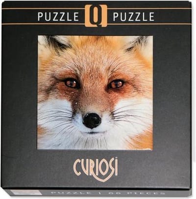 Curiosi Q-puzzel (moeilijke stukjes) - Dier - Vos (66 stukjes)