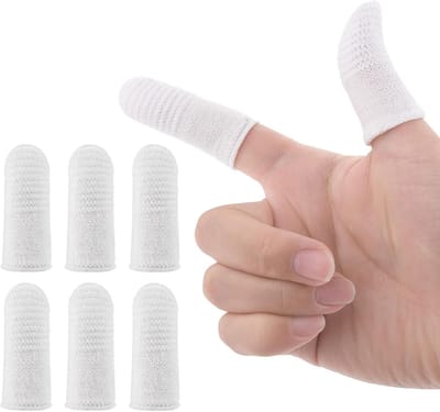 360º Nylon Kat Tandborstel voor Honden - Volledige Omgeving Borstels Dog Fingertop Tandborstel voor Eenvoudige Reiniging Tong en Tandreiniger (6 Stuks, Wit)