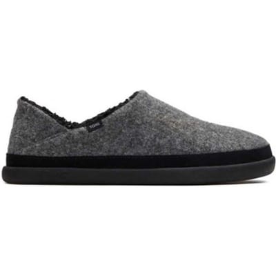 Toms Ezra smoke grey repreve two tone felt 10016808 pantoffel
