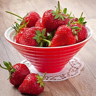 Diamant broderie fruits fraise plein rond diamant peinture diamant mosaïque 30x30CM brown