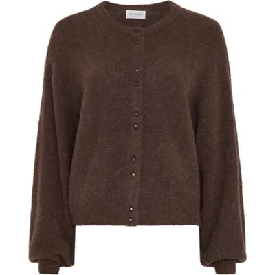 MSCH Copenhagen Mschbondie Hope Cardigan Truien & vesten Dames - Sweater - Hoodie - Vest- Bruin - Maat XS/S