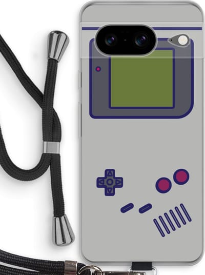 Case Company® - Hoesje met koord geschikt voor Google Pixel 8 hoesje met Koord - Game On - Telefoonhoesje met Zwart Koord - Bescherming aan alle Kanten en Over de Schermrand