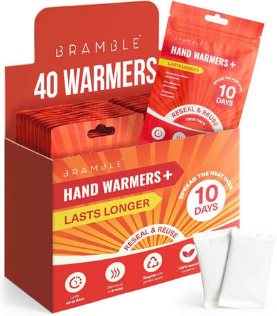 Herbruikbare Handwarmers voor Winterse Activiteiten - 20 Paar, 8 Uur Warmte
