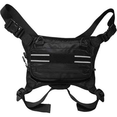 Klimmen Molle Borsttas Multifunctioneel Tactisch Vest Verstelbare Running Rig Pouch Outdoor Kamperen Fietsen Wandelen Heuptas black