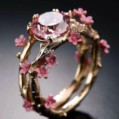 Bague Simple et Fraîche, Bague Tendance et Personnalisée pour Femmes, Bijou Polyvalent pour le Quotidien 8 or
