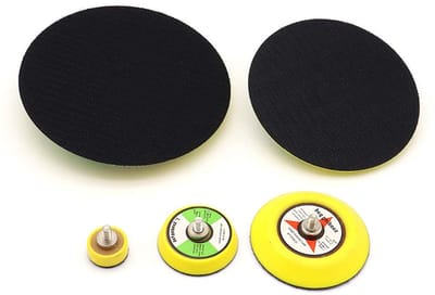 Sanding disc Ø 100 mm met M8 schroefdraad, schuurpad voor hout en metaal, slijpen en polijsten, 1 stuk