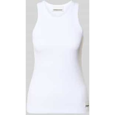 slim fit tank top van katoenmix model 'KANITAA'