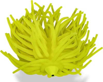 Meerval Aas - Worm Teaser - Vissen op Meerval - Rekbaar en Robuust Materiaal - 120 g - Geel