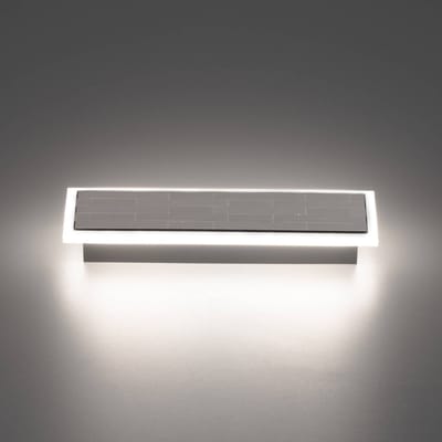 FISCHER & HONSEL LED wandlamp Aluro, metaal, nikkelkleurig, CCT, dimbaar