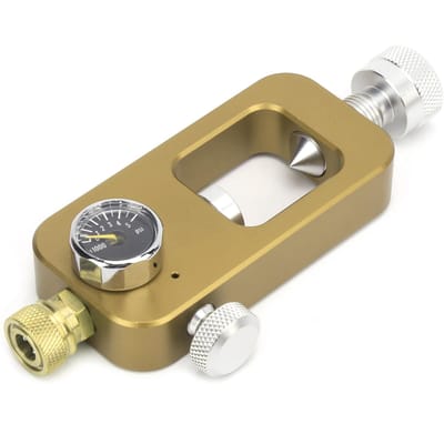 DIDEEP Duikadapter voor Duikuitrusting Grote Fles naar Kleine Fles 8MM Manometer 0.5L 1L goud