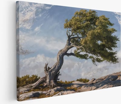 Saammp Muurcirkel Hout - Abstract - Vrouw - 2 gezichten - Ø 80 - Wandcirkel - Wanddecoratie Cirkel - Muurdecoratie Woonkamer - Slaapkamer decoratie - Rond Schilderij