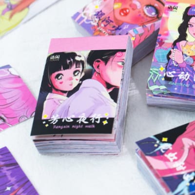 Manga & Anime Stickers 50 stickers – Bullet Journal, Planner & Scrapbook Stickers – Sinterklaas & Kerstcadeau – Schoencadeau – Cadeaus onder €5