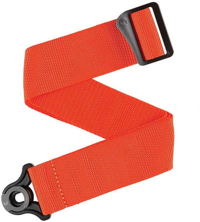 D'Addario PWSAL404 Auto Lock Polypropyleen Gitaarband Oranje