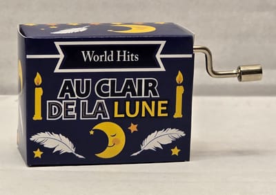 Draai Muziekdoosje wereldhits Au Claire de la Lune