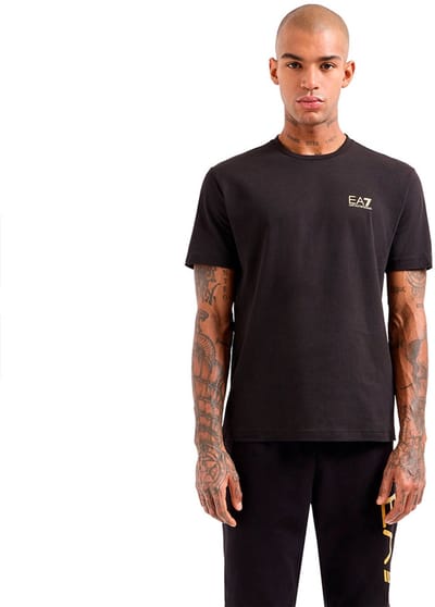 Ea7 Emporio Armani 7m000567_af10375 T-shirt Met Korte Mouwen Zwart XS Man
