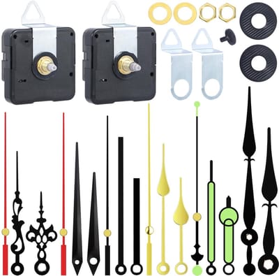 Namajunas - Quartz uurwerk los voor wandklok - High Torque - met 6 sets wijzers - Wandklok Reparatie Kit - DIY klok vervangende onderdelen - Stille Klok Los Uurwerk - 20 mm voor wandklokreparatie
