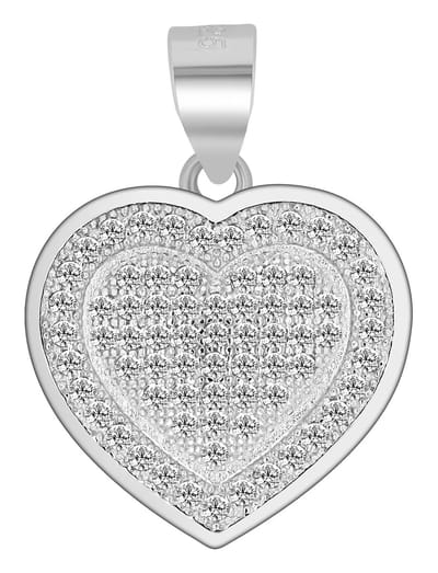 AKZENT Akzent Dames hanger "Xara" uit 925 Sterlingzilver, gerhodineerd, duurzaam